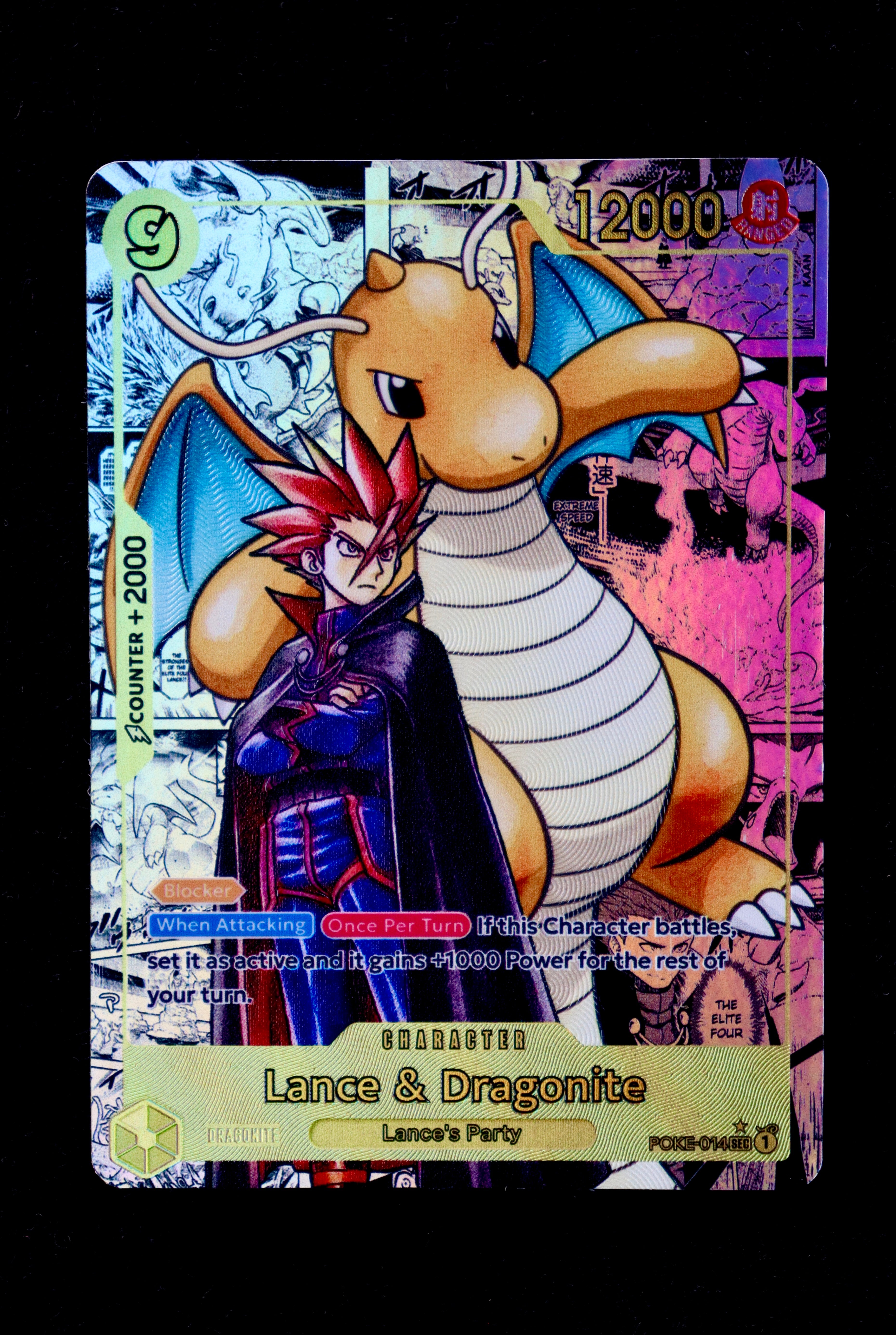 Lance & Dragonite Manga Rare (POKE-014)